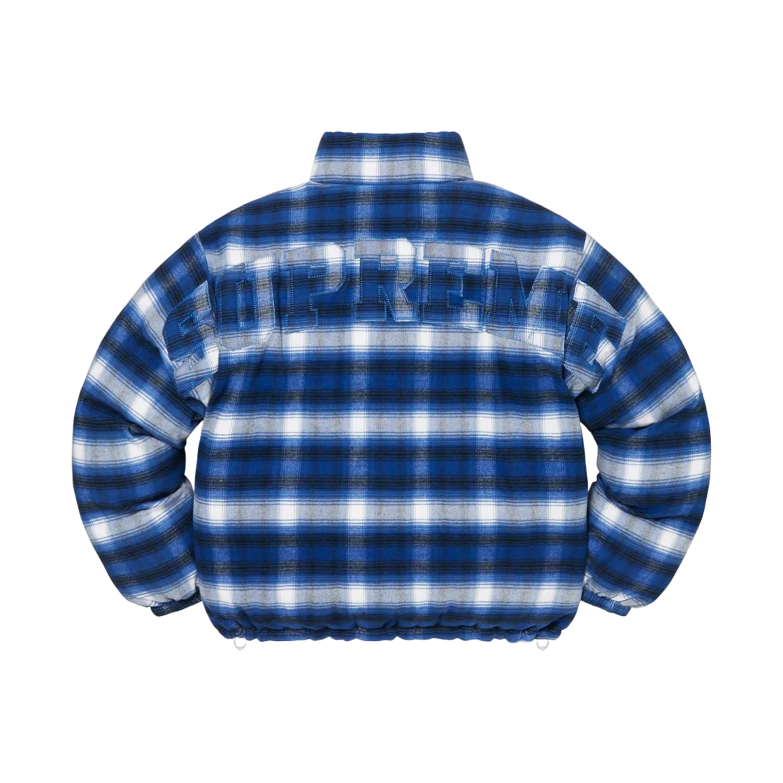 슈프림 플란넬 리버시블 퍼퍼 자켓 그레이 - 22FW(Supreme Flannel Reversible Puffer Jacket Grey - 22FW) - 3