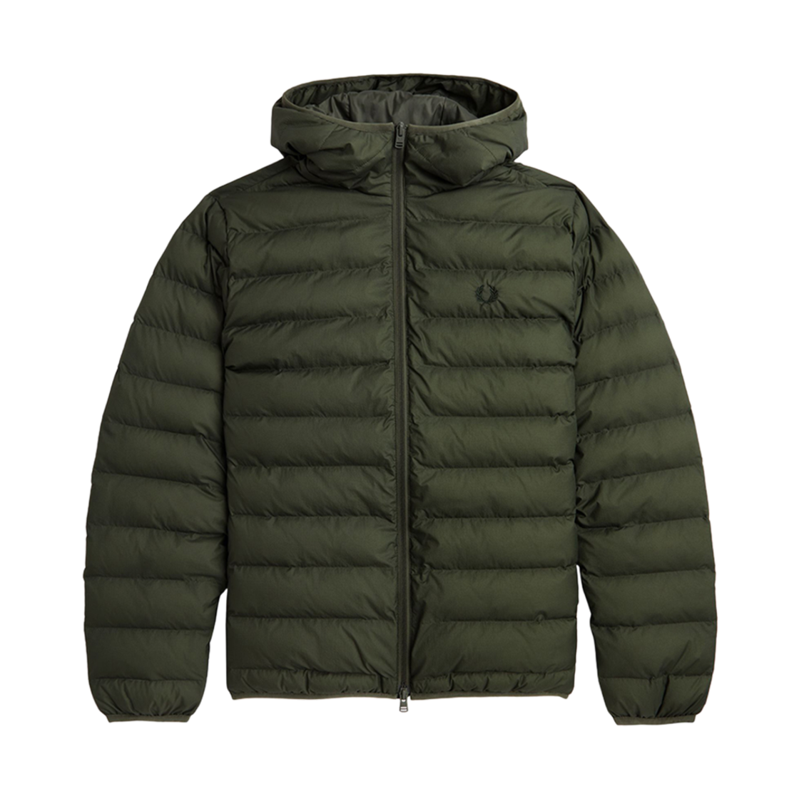 프레드페리 후디드 인슐레이트 자켓 로렐리스그린(Fred Perry Hooded Insulated Jacket Laurel Wreath Green) - 1