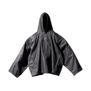 Yeezy Gap Engineered By Balenciaga Coated Cotton Anorak Black
