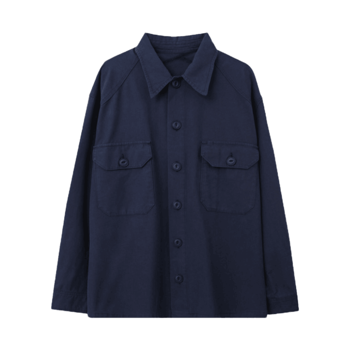 더 가이즈 폴라이트 노티스 오피서 셔츠 자켓 다크네이비(The Guys Polite Notice Officer Shirt Jacket Dark Navy)