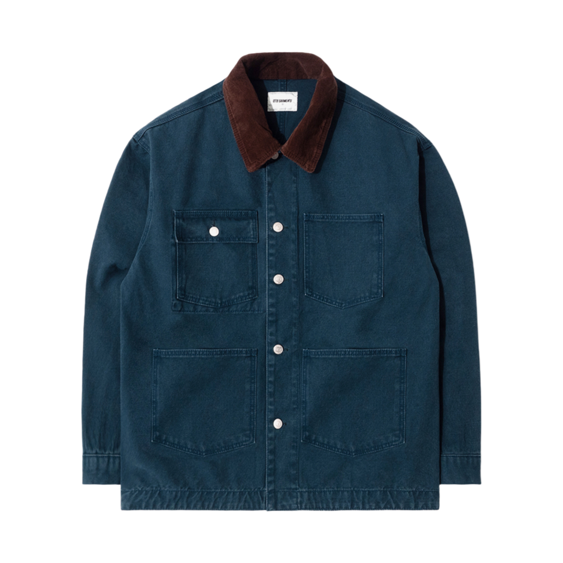큐티에잇 가먼츠 워시드 워크 초어 자켓 네이비