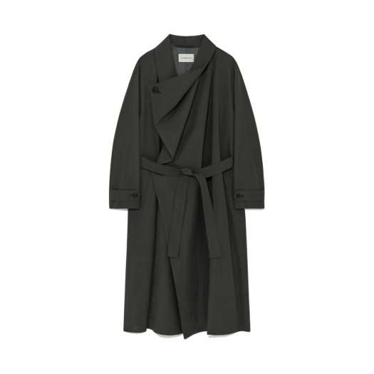 Bertram Draped Coat Sage Bertram Draped Coat Sage