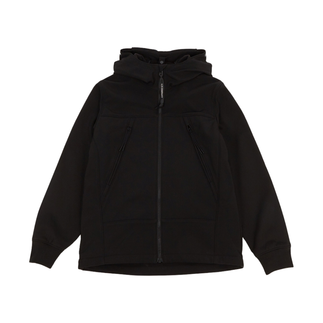(키즈) C.P. 컴퍼니 U16 쉘-R 고글 자켓 블랙 - 23FW((Kids) C.P. Company U16 Shell-R Goggle Jacket Black - 23FW) - 1