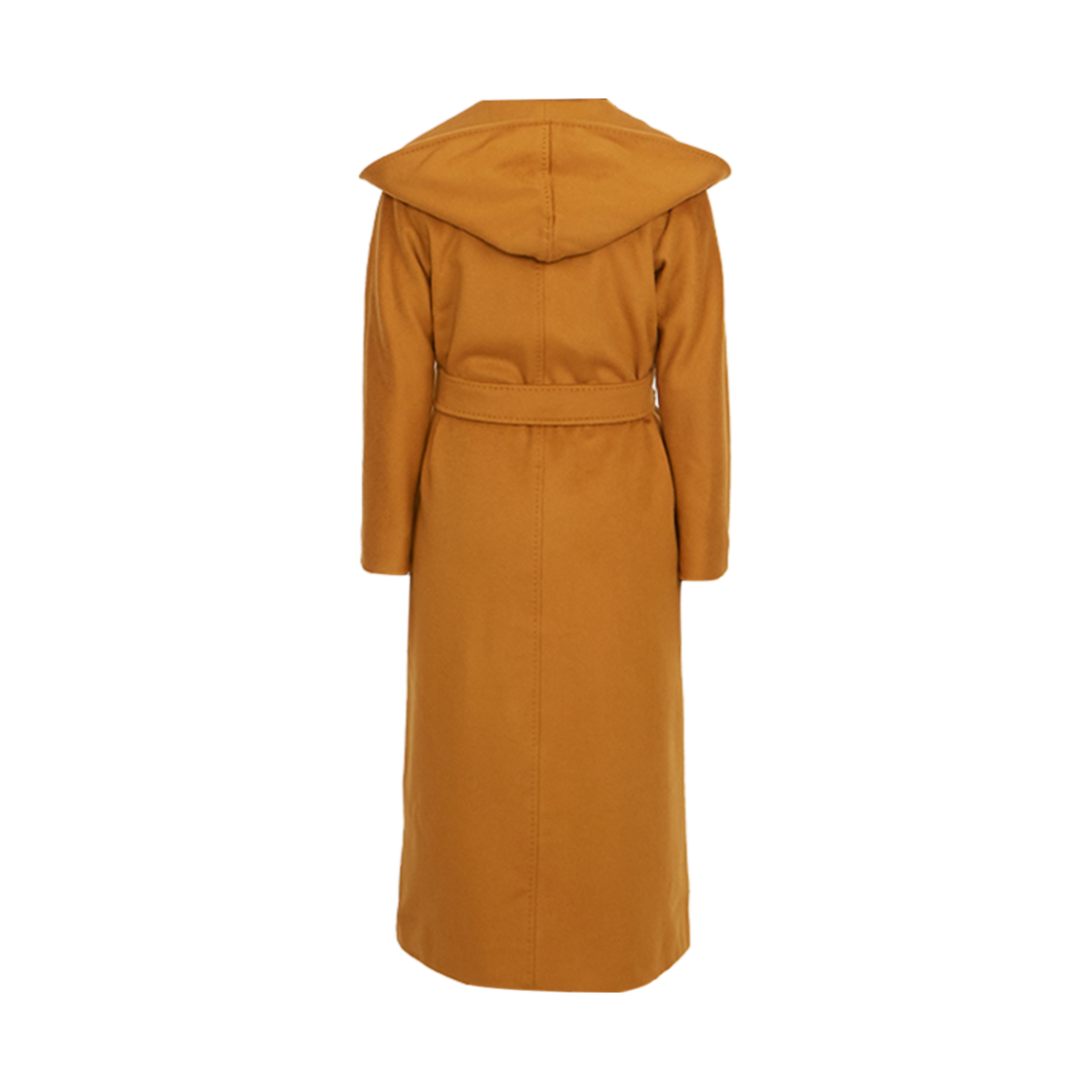 (W) 막스마라 스튜디오 비단톤 후드 코트 브라운((W) Max Mara Studio Bdanton Hoodie Coat Brown) - 2