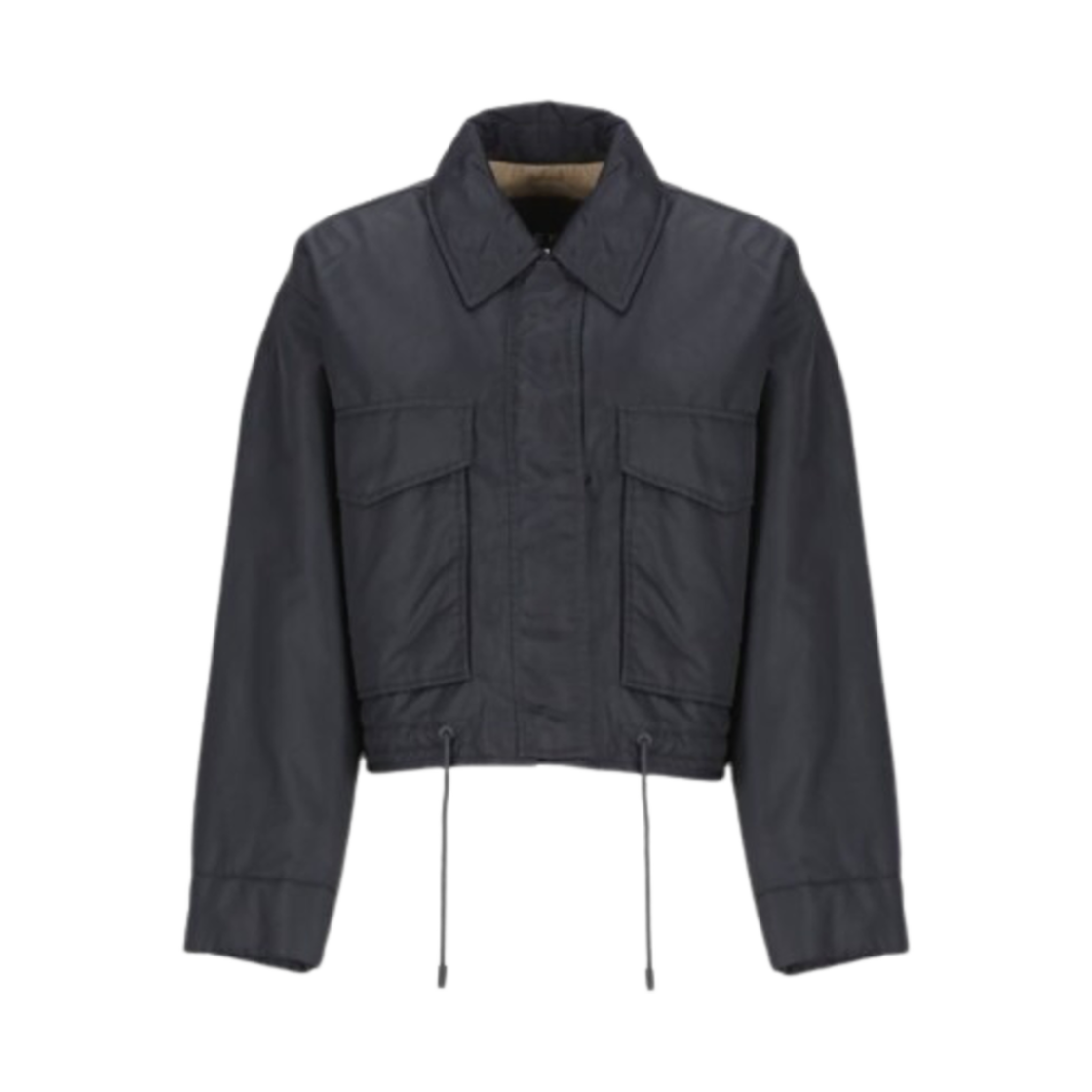 FOGLIA-002 (W) Weekend Max Mara Foglia Reversible Bomber Jacket Navy