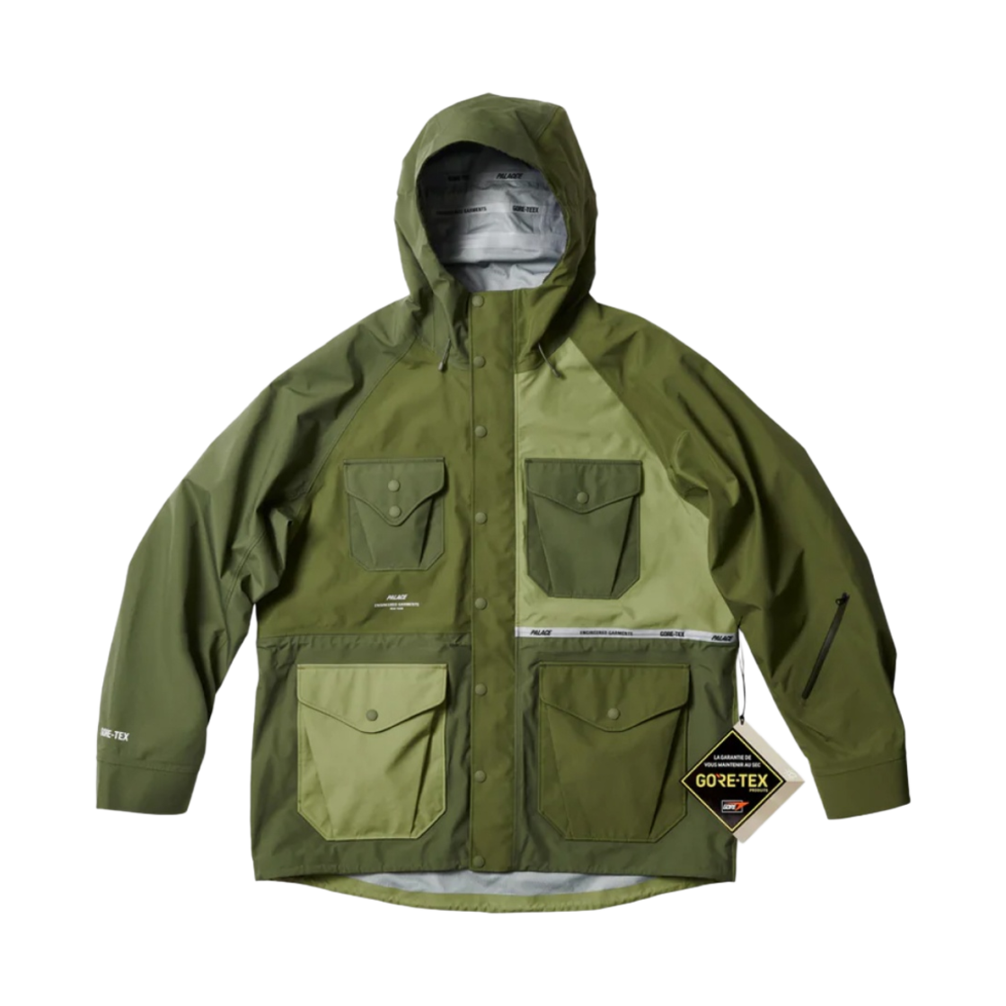 팔라스 x 엔지니어드 가먼츠 고어텍스 필드 파카 올리브 - 22FW