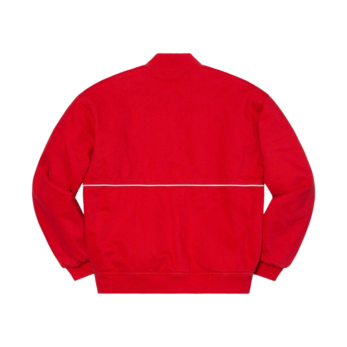 슈프림 트윌 올드 잉글리쉬 바시티 자켓 레드 - 21SS(Supreme Twill Old English Varsity Jacket Red - 21SS) - 3