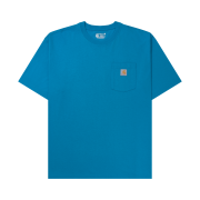 Carhartt Loose Fit Heavyweight Regular Short Sleeve Pocket T-Shirt Atomic Blue
