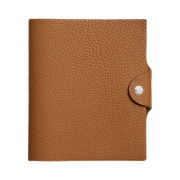 Hermes Ulysse PM Notebook Cover Togo & Palladium Gold