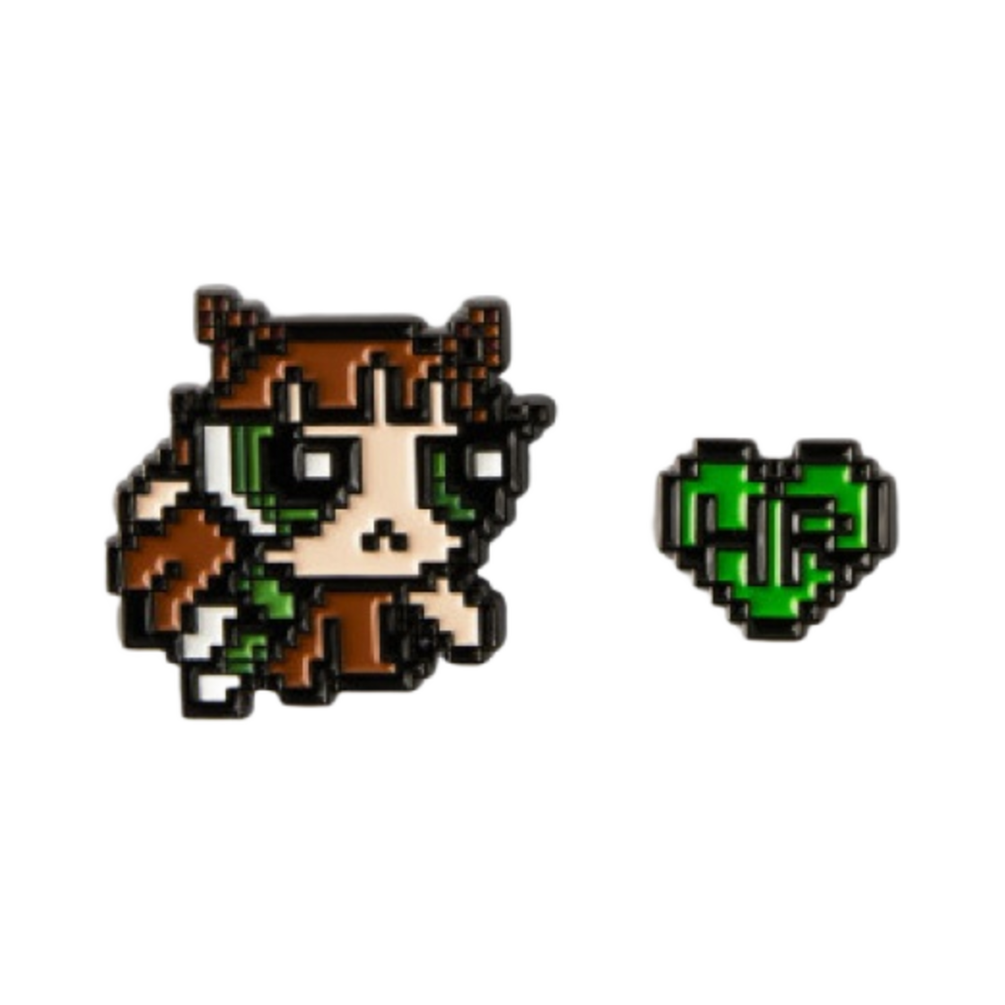 뉴진스 x 파워퍼프걸 메탈 핀 뱃지 해린(Newjeans x The Powerpuff Girls Metal Pin Badge Haerin)