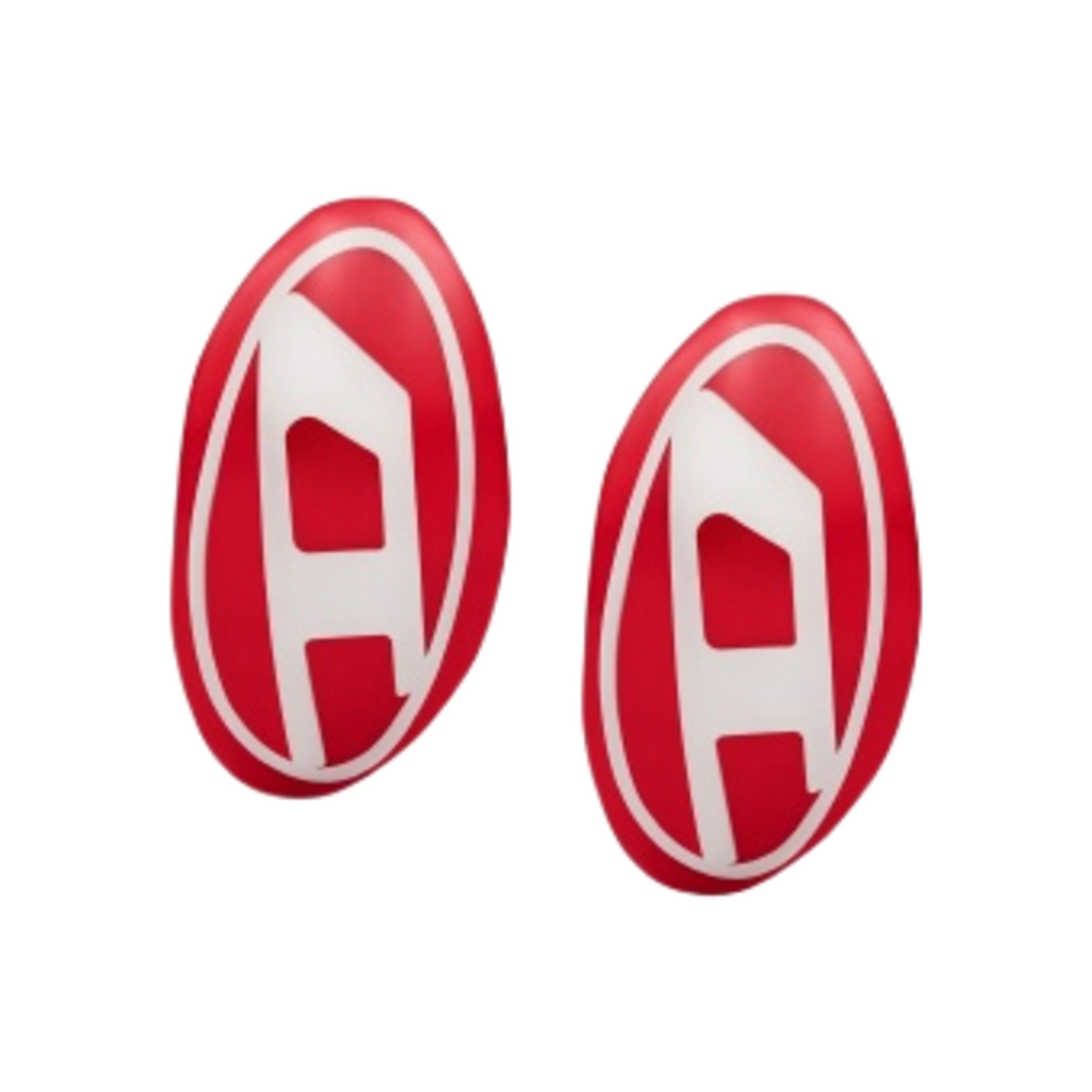 DX1401 Diesel Dx1401 Stainless Steel Icon Earring Red