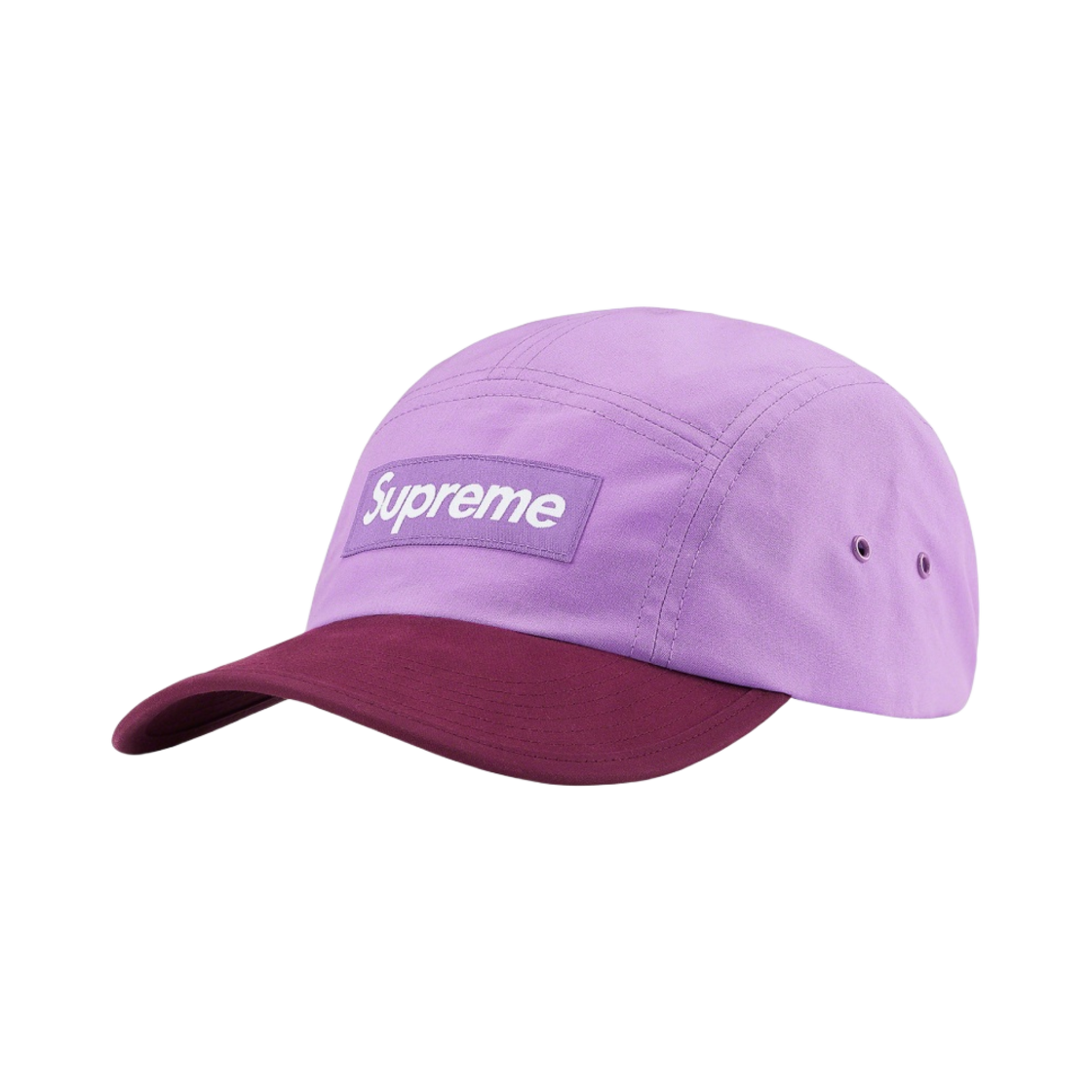 - Supreme Waxed Cotton Camp Cap Purple - 21FW