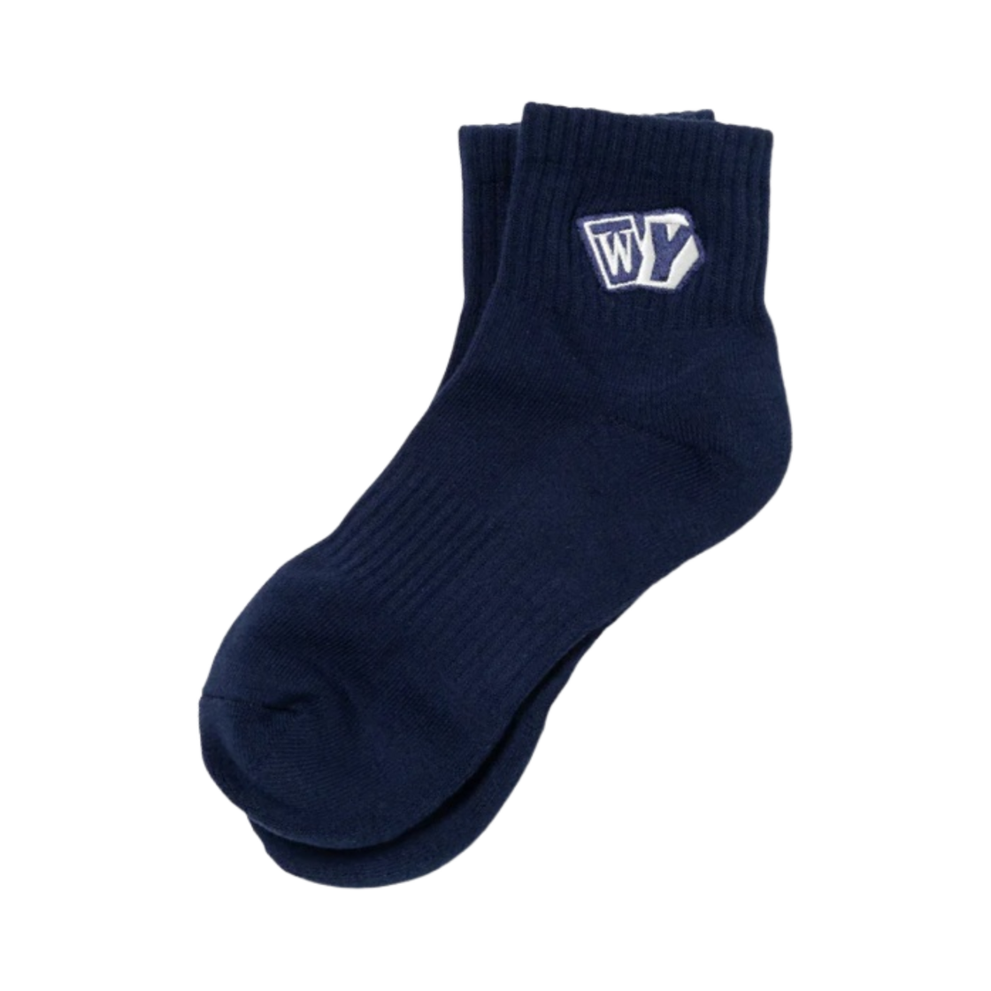 베르디 웨이스티드 유스 숏 파일 삭스 네이비(Verdy Wasted Youth Short Pile Socks Navy) - 1