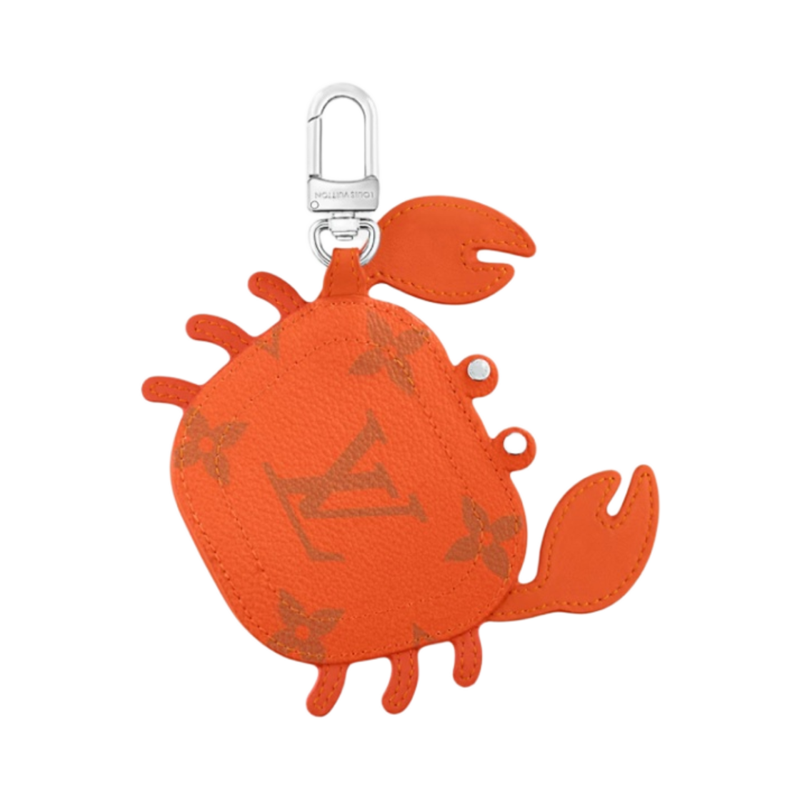 M01929 Louis Vuitton LV Crab Bag Charm Orange - #3