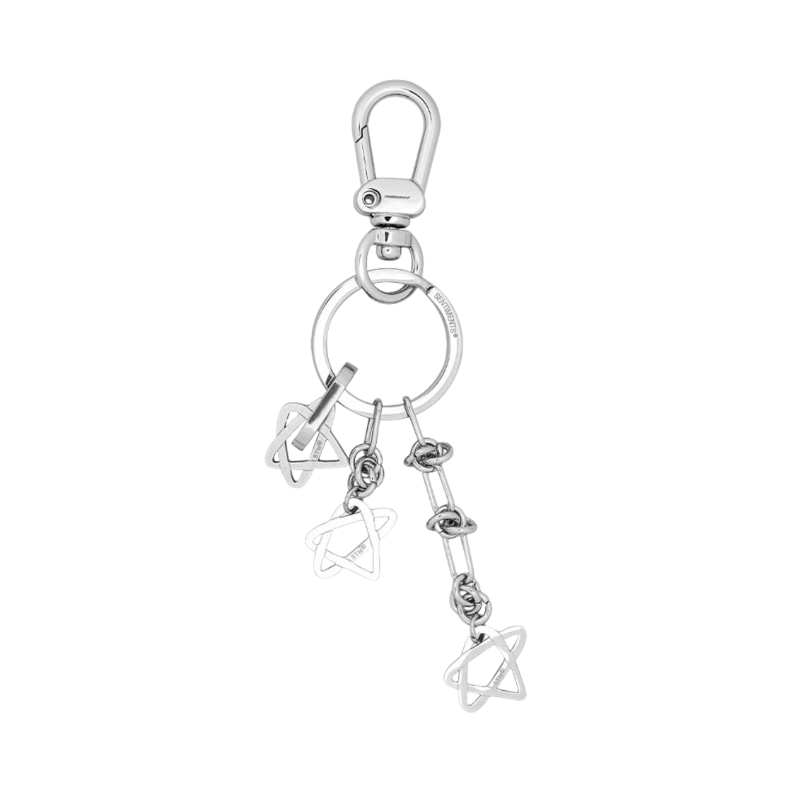 센티멍 넘버 464 키링 실버