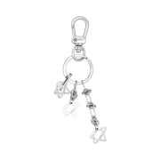 Sentiments No.464 Key Ring Silver