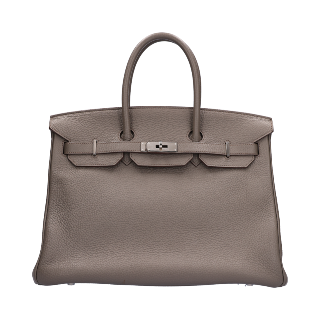 IT4UVM2GHPHS HERMES Birkin 35 Bag Etoupe Palladium Hardware Q Stamp - 대표 이미지 #1