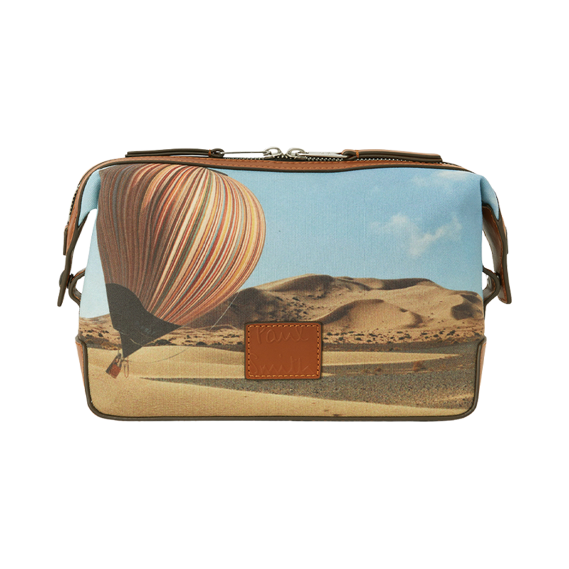 M1A-7406-MBALLO-PR Paul Smith Logo Wash Bag Brown