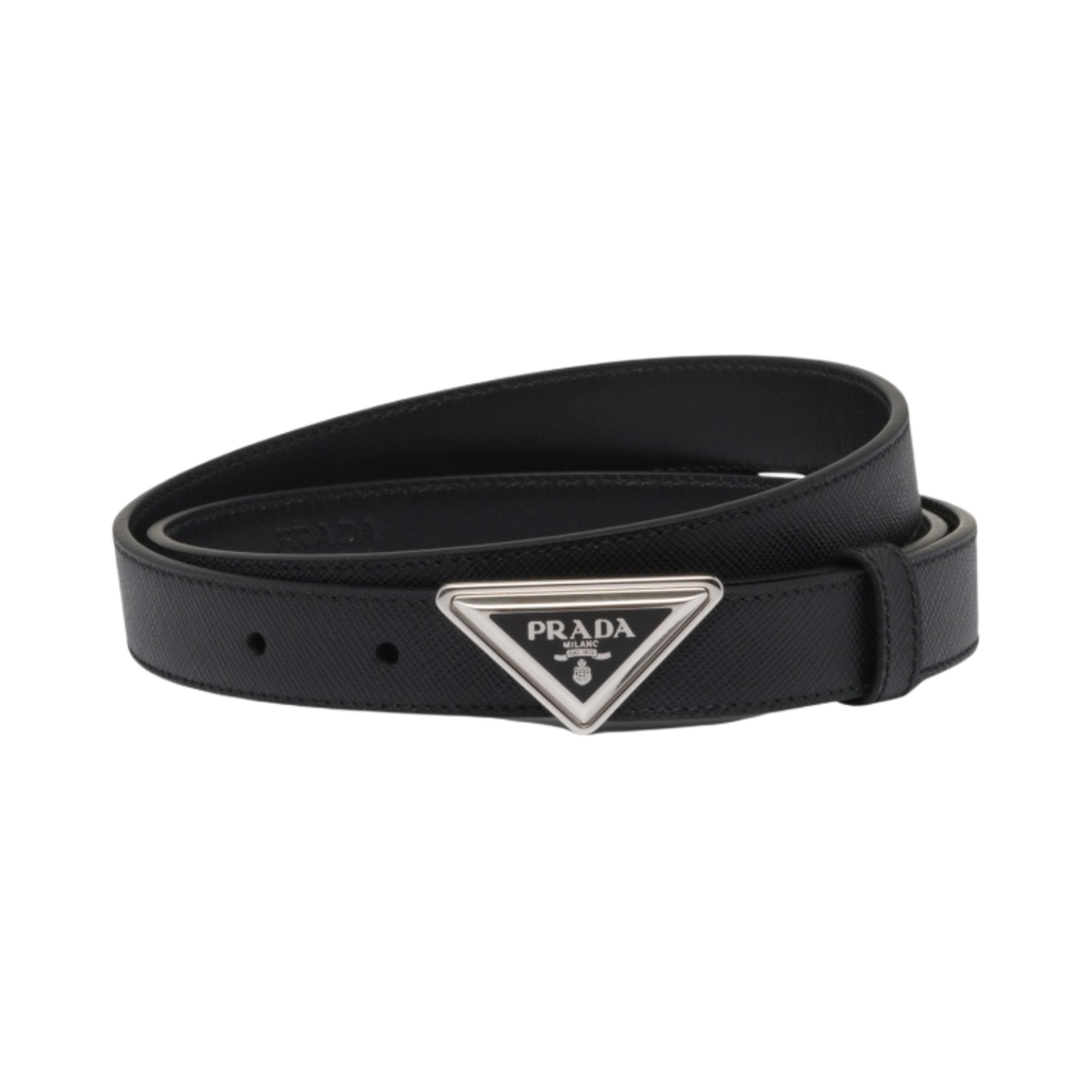 (W) 프라다 사피아노 레더 벨트 블랙((W) Prada Saffiano Leather Belt Black) - 1