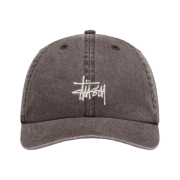 Stussy Low Pro Basic Washed Strapback Mocha