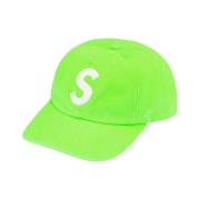 Supreme Pigment Canvas S Logo 6-Panel Lime - 23SS