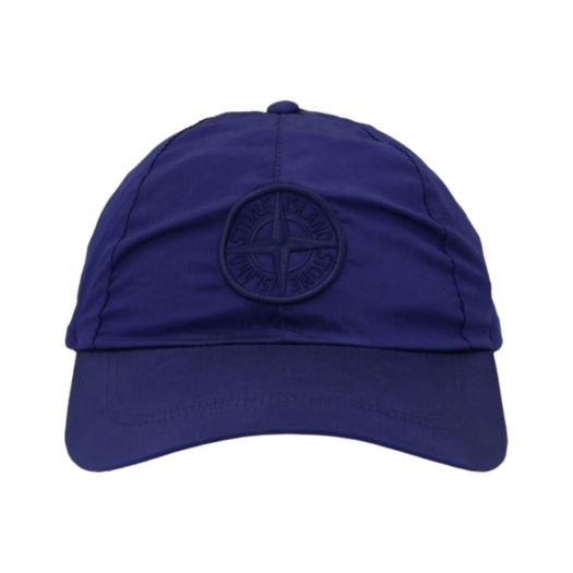761599576-V0022 Stone Island 99576 Nylon Metal 6-Panel Cap Bluette - 22SS