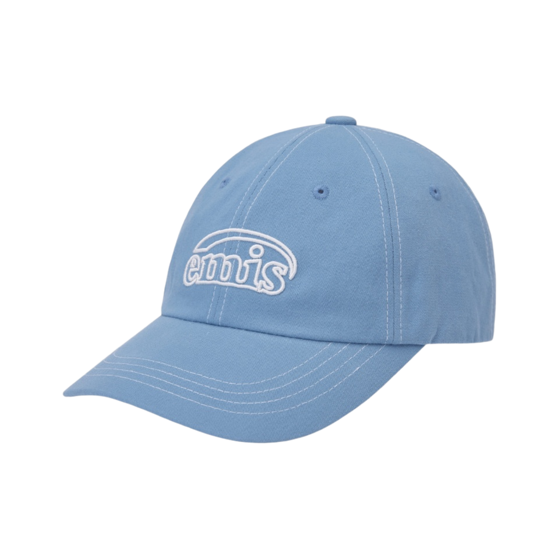 이미스 화이트 스티치 볼캡 스카이 블루(Emis White Stitch Ball Cap Sky Blue) - 2