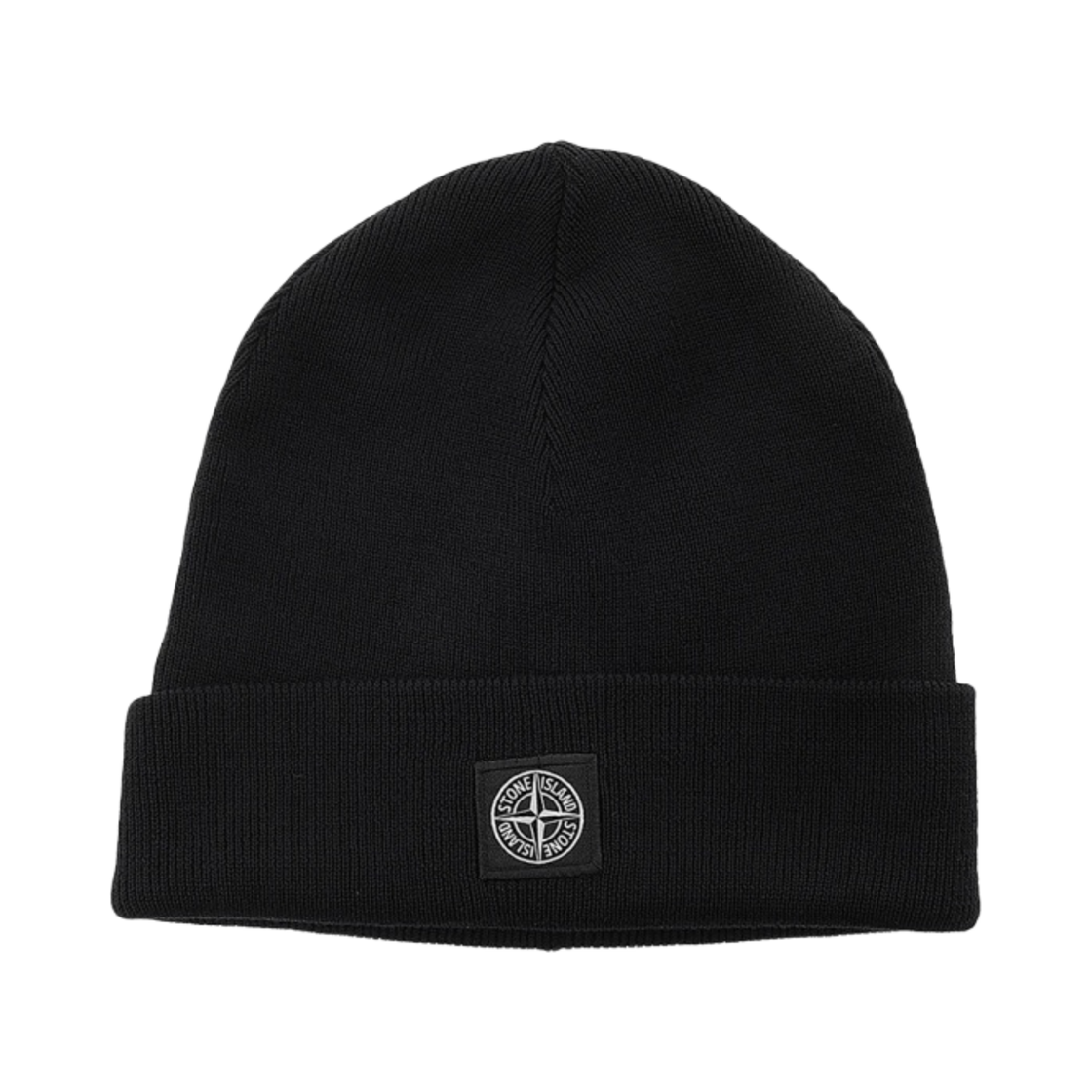(키즈) 스톤 아일랜드 N01C3 비니 블랙 - 23FW((Kids) Stone Island N01C3 Beanie Black - 23FW) - 1