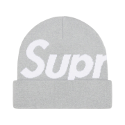 Supreme Big Logo Beanie Grey - 23FW