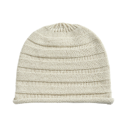 Open Yy Rolled Ridge Beanie Beige