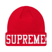 Supreme New Era Varsity Beanie Red - 23FW