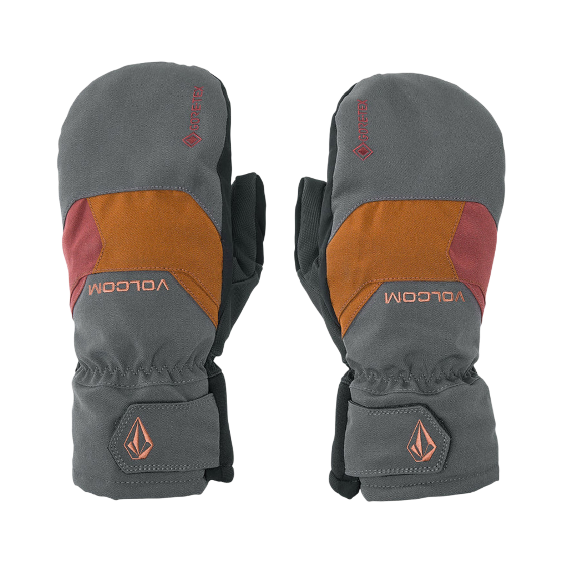 VU244GL006CA Volcom Mens Stay Dry Gore-Tex Mitt Camel