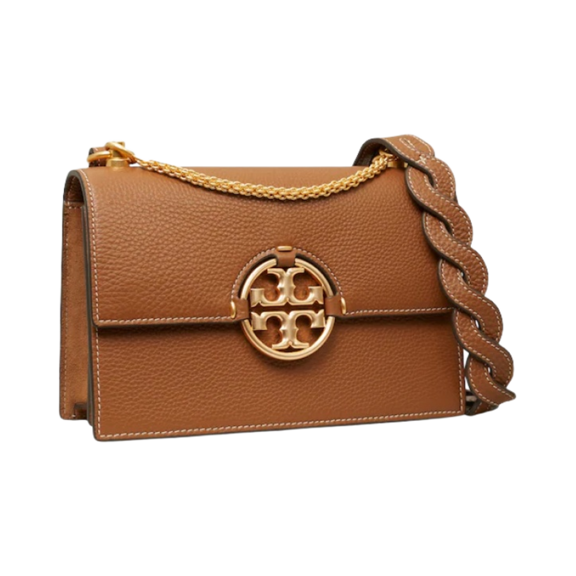 토리버치 밀러 스몰 플랩 숄더백 라이트 엄버(Tory Burch Miller Small Flap Shoulder Bag Light Umber) - 3