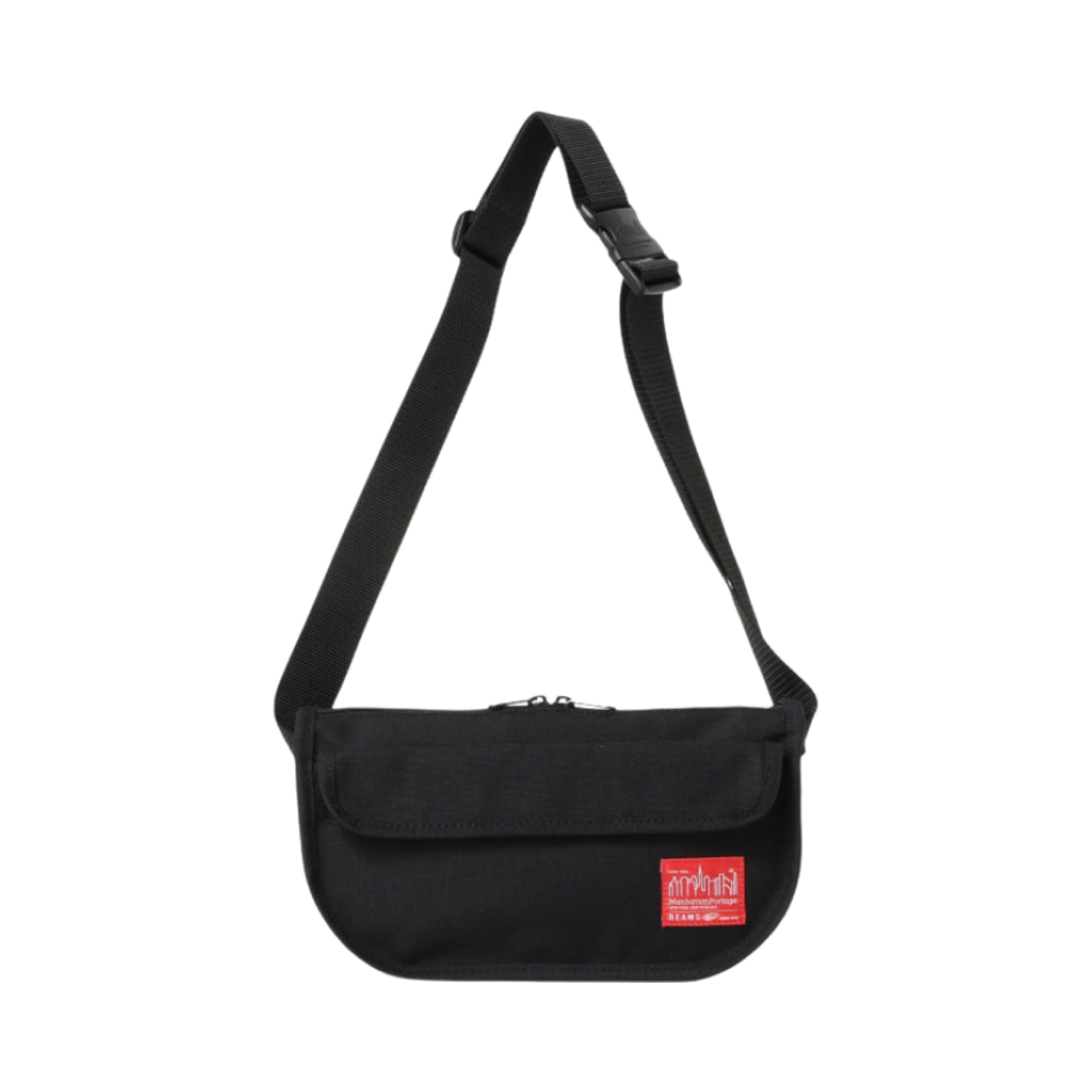 빔즈 맨하탄 포티지 1115 웨이스트백 블랙(Beams Manhattan Portage 1115 Waist Bag Black)