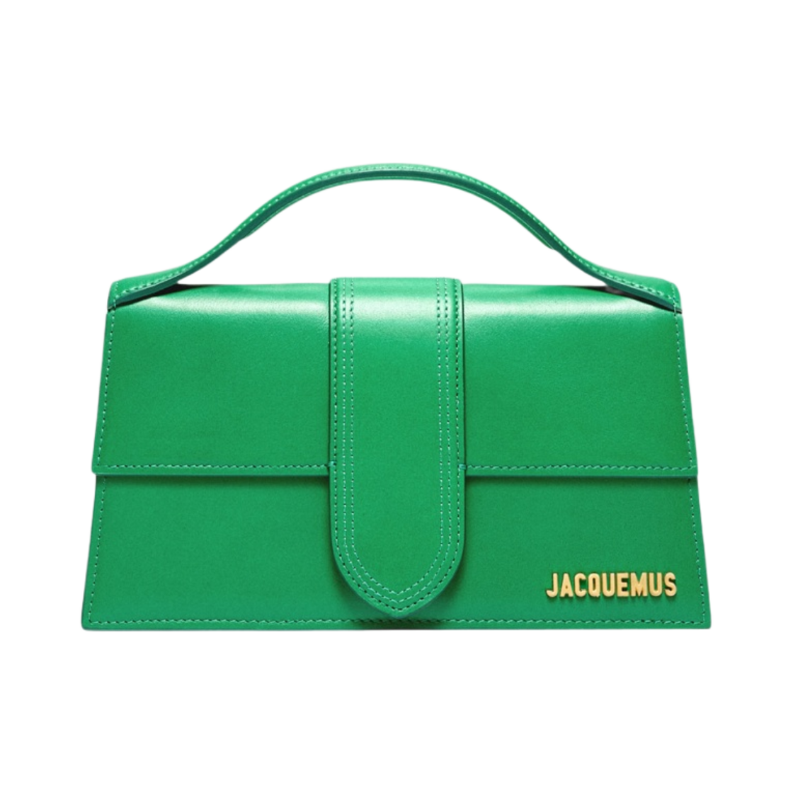 자크뮈스 르 그랜드 밤비노 크로스바디 플랩백 그린(Jacquemus Le Grand Bambino Crossbody Flap Bag Green) - 1