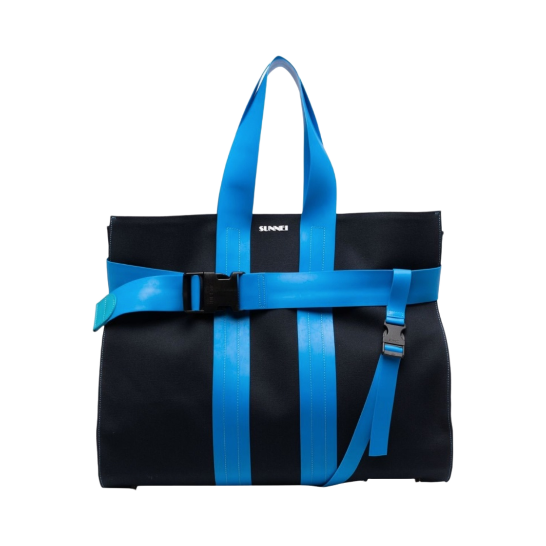 - Sunnei Parallelepipedo Messenger Bag Navy Blue