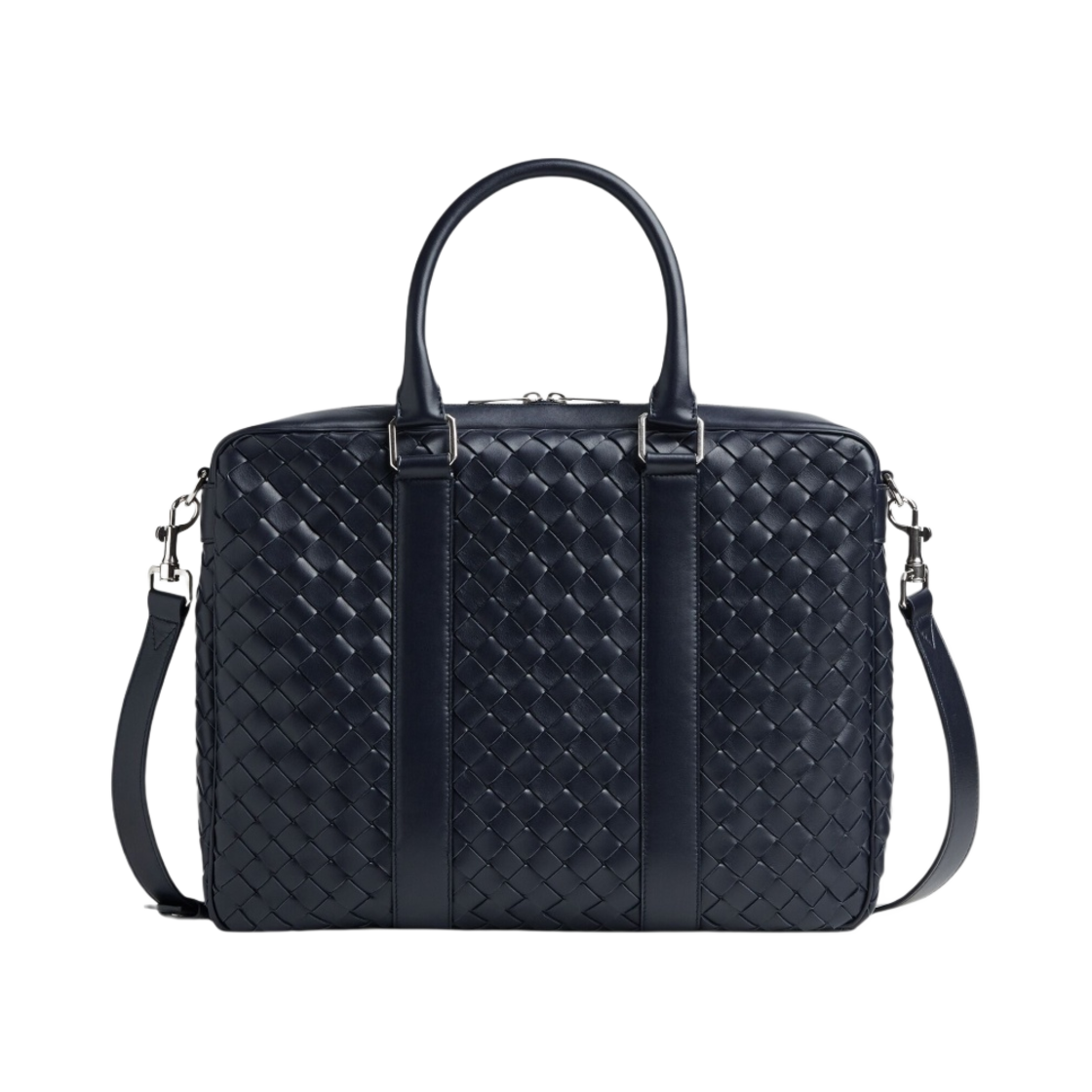보테가 베네타 라지 인트레치아토 브리프케이스 스페이스(Bottega Veneta Large Intrecciato Briefcase Space) - 1