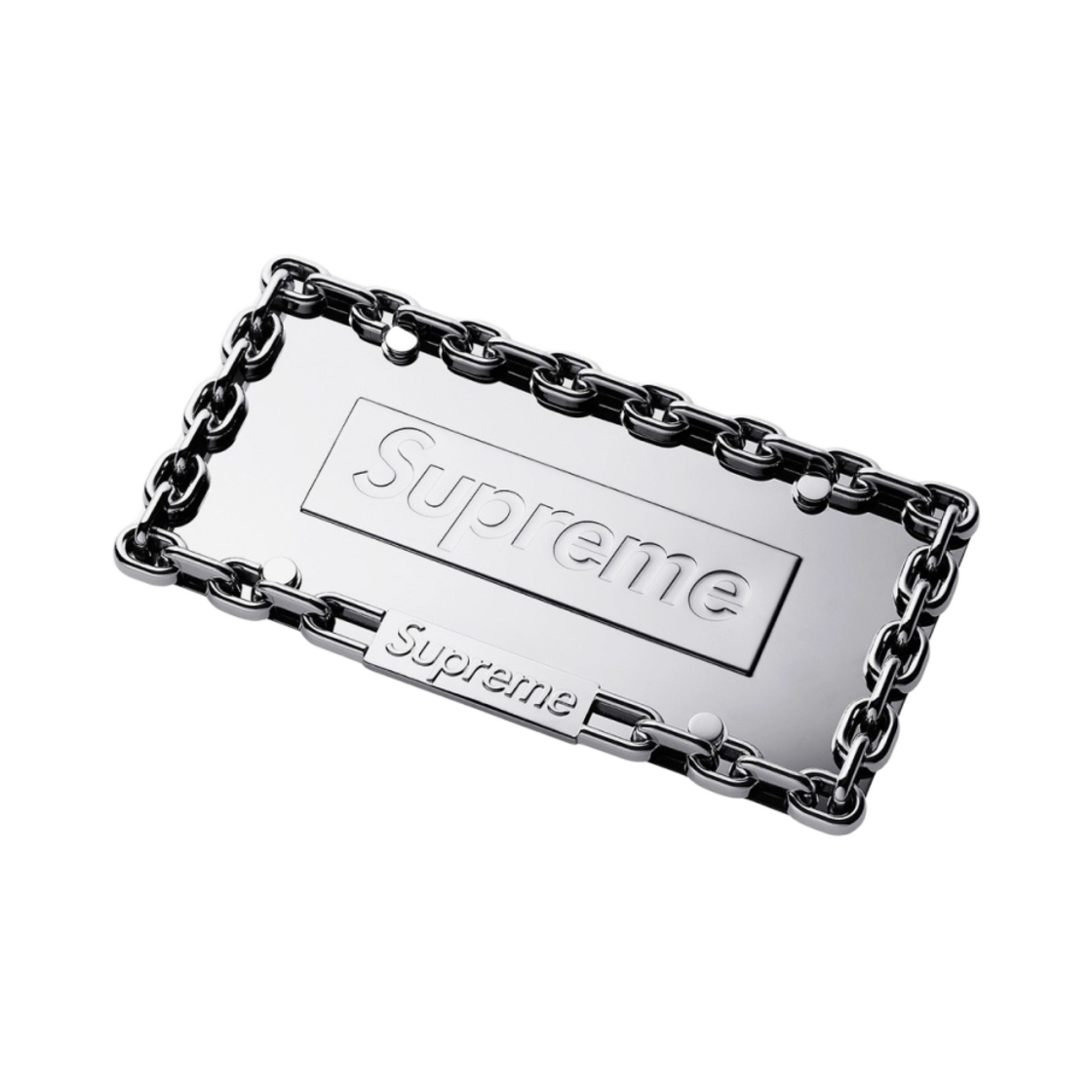 슈프림 체인 라이센스 플레이트 프레임 실버 - 18FW(Supreme Chain License Plate Frame Silver - 18FW) - 2