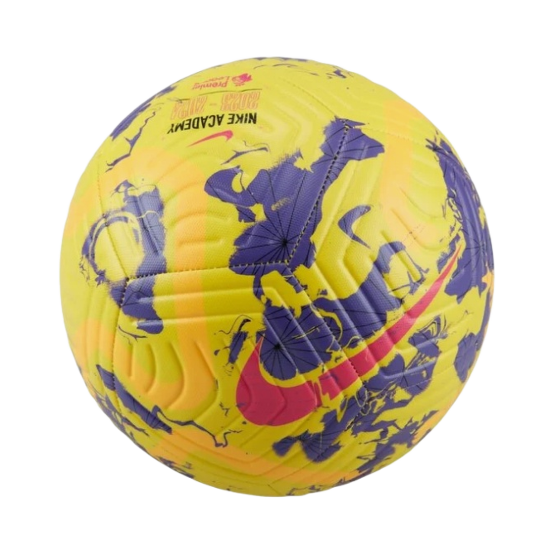 나이키 프리미어리그 2023/24 아카데미 풋볼 옐로우 퍼플(Nike Premier League 2023/24 Academy Football Yellow Purple)
