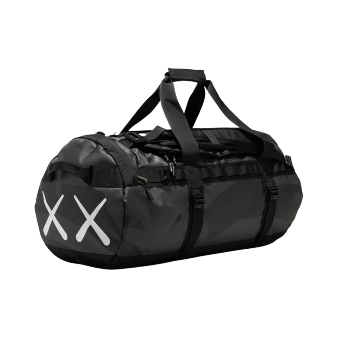 노스페이스 x 카우스 베이스캠프 더플백 미디움 블랙 프린트 - 22FW(The North Face x Kaws Basecamp Duffel Bag Medium Black Print - 22FW) - 1