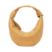 Lemaire Mini Fortune Croissant Bag Soft Nappa Leather Dune