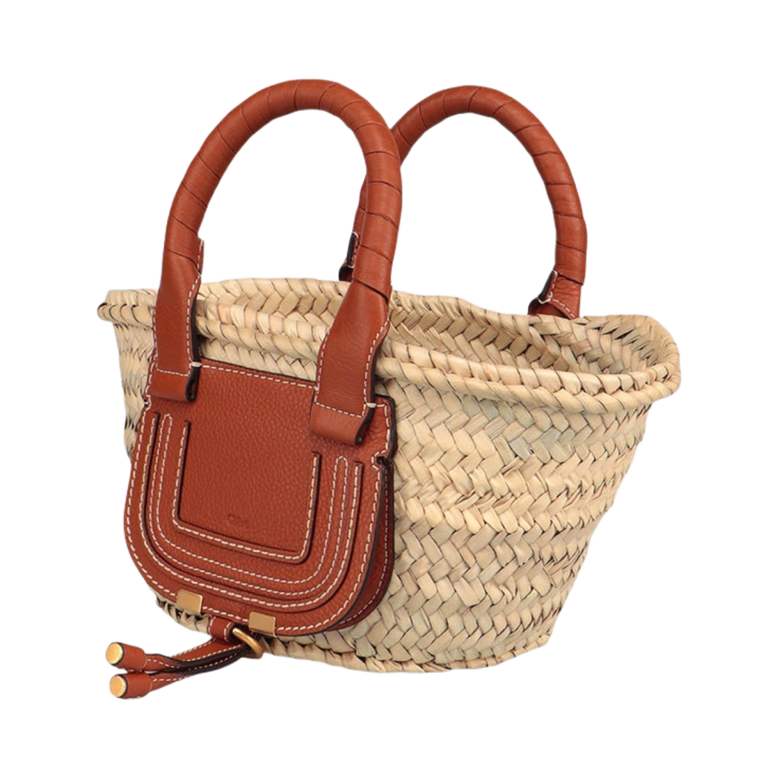 끌로에 마르씨 미니 베스킷 탄(Chloe Marcie Mini Basket Tan) - 2