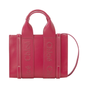 Chloe Mini Woody Tote Bag Fizzy Pink