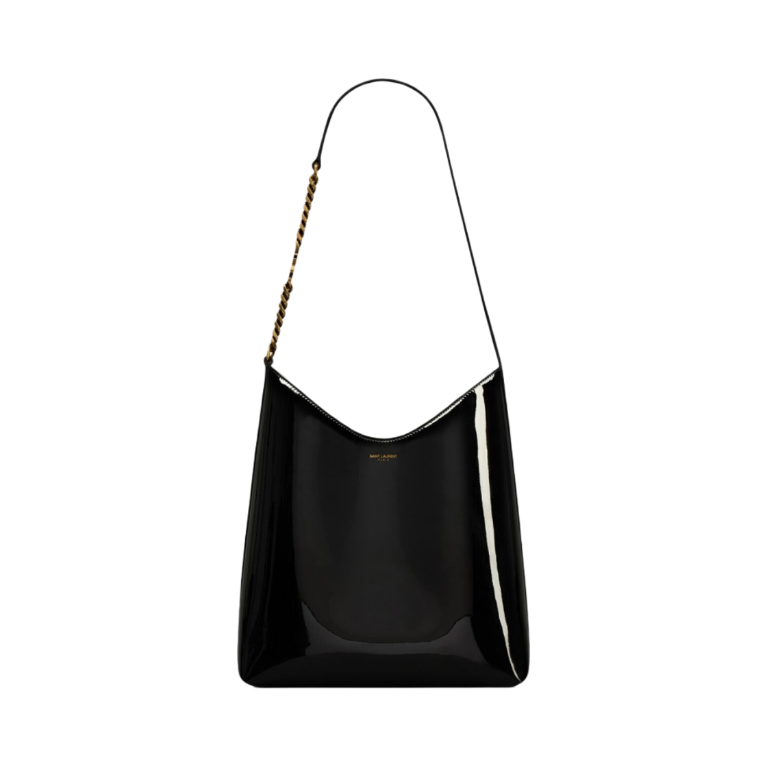762336-B870W-1000 Saint Laurent Rendez-Vous in Patent Leather Black