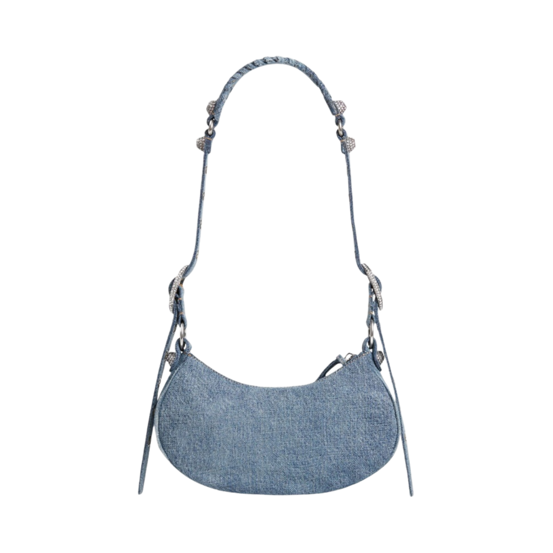 발렌시아가 르 카골 XS 숄더백 데님 블루(Balenciaga Le Cagole XS Shoulder Bag Denim Blue) - 3