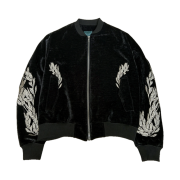 Undermycar Golden Laurel Embroidered Blouson Black - 25SS