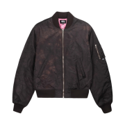 Stussy Dyed Nylon Bomber Brown
