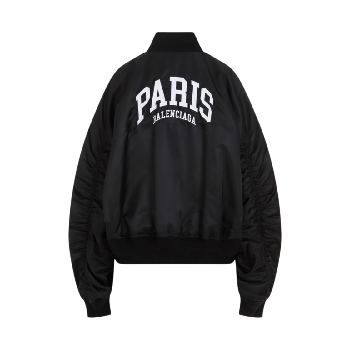 발렌시아가 파리 오버사이즈 봄버 자켓 블랙(Balenciaga Paris Oversized Bomber Jacket Black) - 2