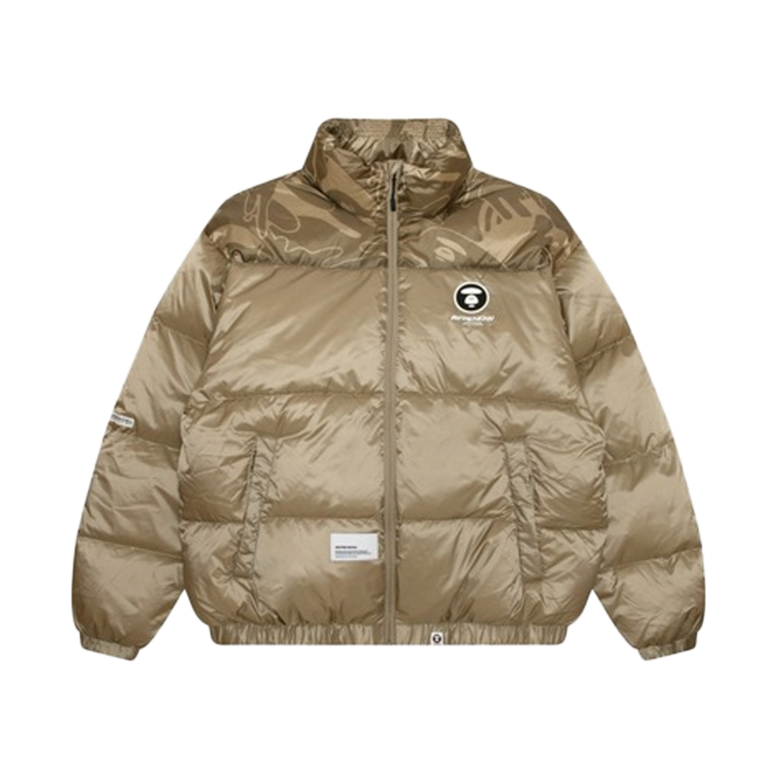 에이프 29.5인치 나우 다운 자켓 다크 베이지 - 24FW(AAPE 29.5" Now Down Jacket Dark Beige - 24FW)
