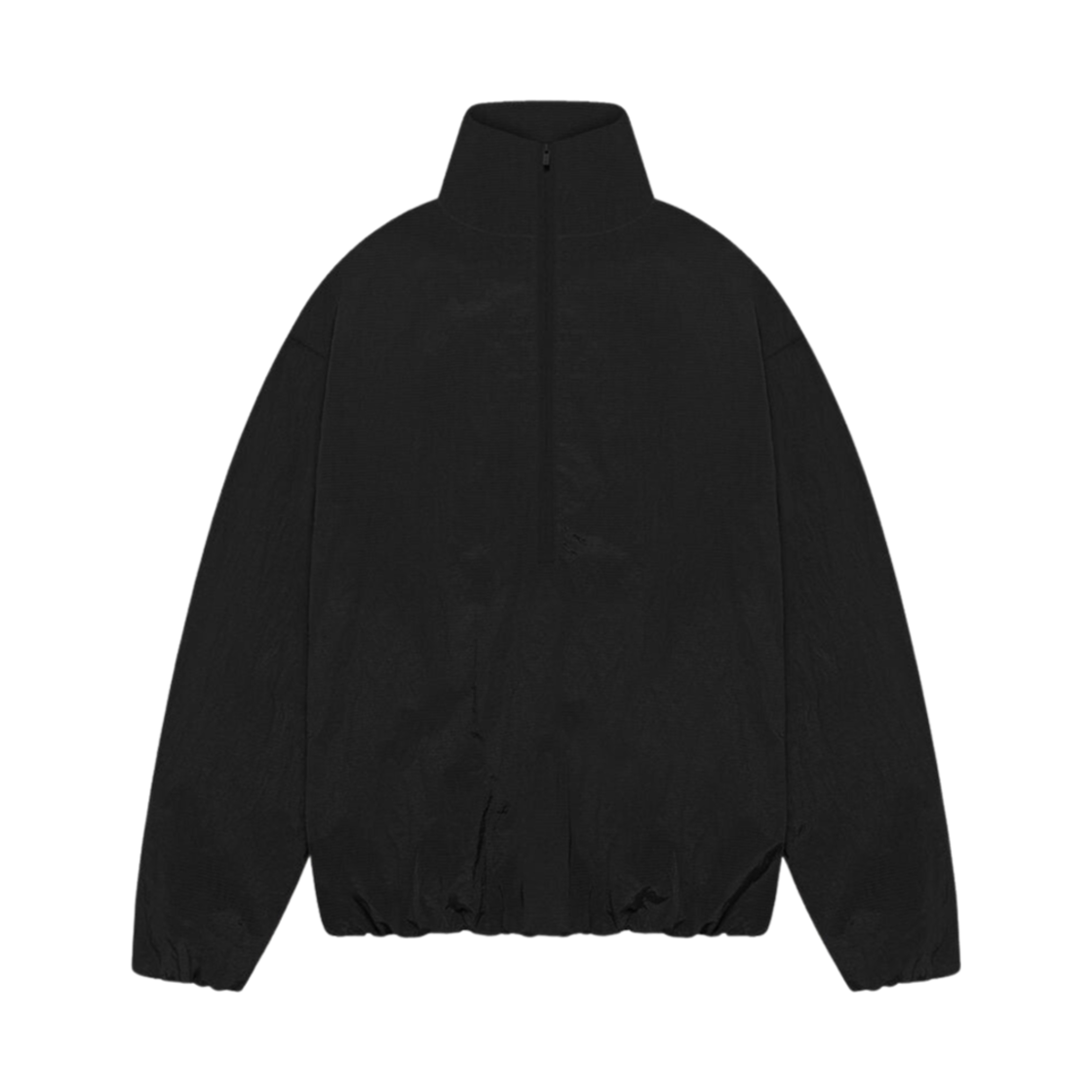 - Essentials Ripstop Halfzip Pullover Black - 24FW